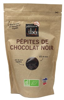 Ibo! Chocoladedruppels zwart bio 150g - 3930